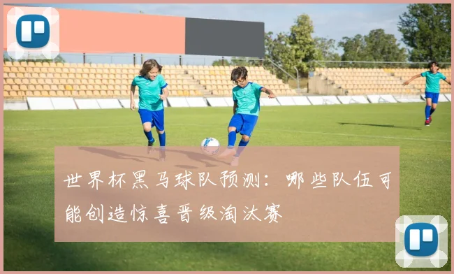 世界杯黑马球队预测:哪些队伍可能创造惊喜晋级淘汰赛
